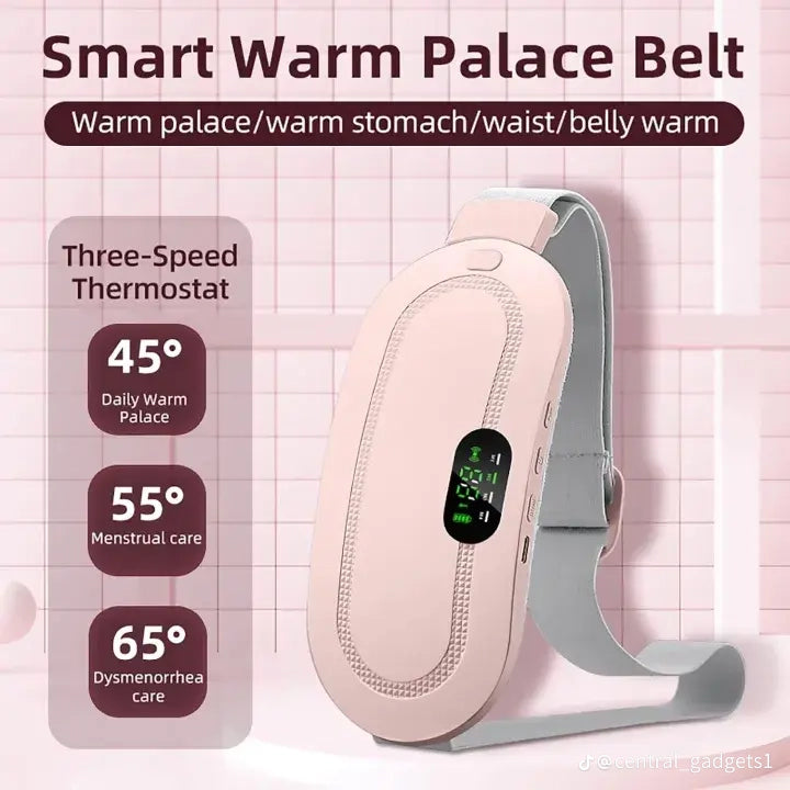 Heating Pad women Period Pain Cramp Relief Belt -Portable Menstrual Heating “Portable Period Relief Heating Pad Belt for Women”
