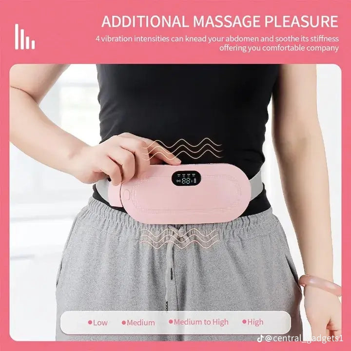 Heating Pad women Period Pain Cramp Relief Belt -Portable Menstrual Heating “Portable Period Relief Heating Pad Belt for Women”