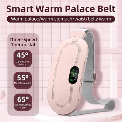 Heating Pad women Period Pain Cramp Relief Belt -Portable Menstrual Heating “Portable Period Relief Heating Pad Belt for Women”