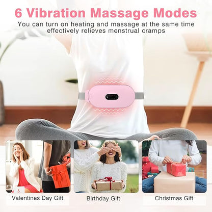 Heating Pad women Period Pain Cramp Relief Belt -Portable Menstrual Heating “Portable Period Relief Heating Pad Belt for Women”